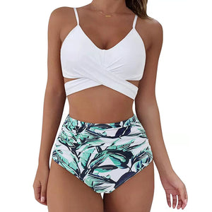 Summer Sexy Floral Bikinis Print Swimwear Push Up Bikini Women&#39;s Swimsuits Beach Wear Female Pool Swimming Bathing Suit 2022