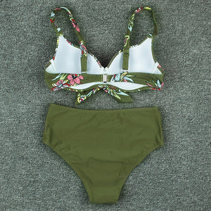 Print Floral Sexy Swimsuits Push Up Bikini Female Swimwear Beach Wear Brazilian Bikinis Women Swim Bathing Suit