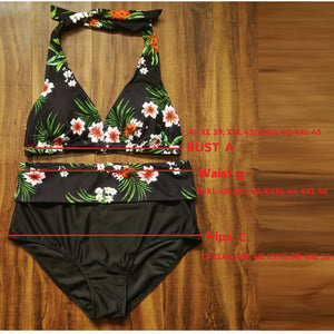 Bkning Large Size Swimsuits Push Up Swimwear Women Halter Bathing Suit  Big Monokini May Swimming Suits For Ladies Beachwear