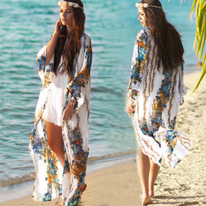 Women Beach Dress Swimwear Women Robe De Plage Beach Wear Cardigan Bathing Suit Ropa Mujer Kimono Vestido Playa