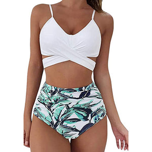 Summer Sexy Floral Bikinis Print Swimwear Push Up Bikini Women&#39;s Swimsuits Beach Wear Female Pool Swimming Bathing Suit 2022