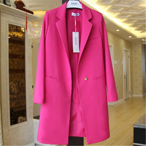2022 Spring Autumn Blazers Coats Women Clothing Suit Long Sleeve Jacket Casual Tops Female Slim Blazers Windbreaker coat