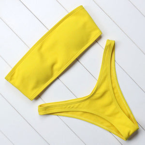 OMKAGI Sexy Push Up Bikinis Set Swimming Bathing Suit Beachwear Swimwear Swimsuit Women Brazilian Bikini 2020
