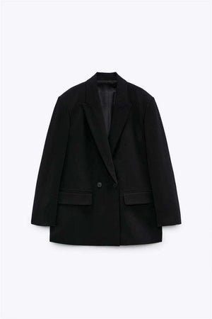 Woman 2022 Loose Double-breasted Blazer Suit Collar Button 5-Color Suit women&#39;s Jackets Suits Jacket Party Formal Wear