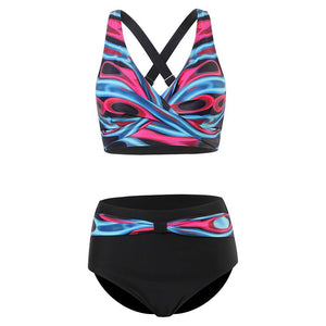 2022 New High Waist Bikini Sexy Swimsuit Women Push Up Bathing Suit Bikini Set Swimwear Women Beach Swimming Suit XXL